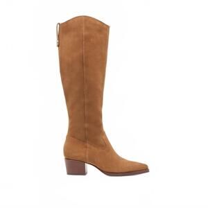 NEW DOLCE VITA women's virona h2o tall waterproof boots in brown suede